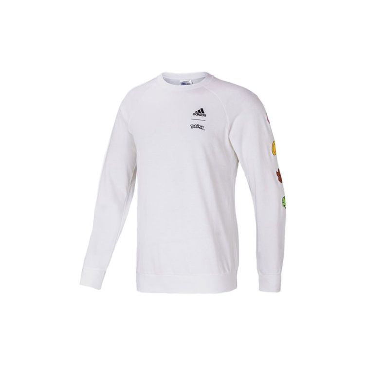 adidas x Pokémon Crossover Printing Sports Training Pullover White Unisex GN3000 M