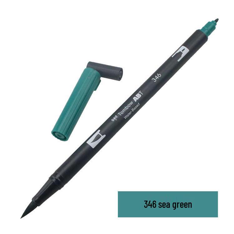 Tombow ABT Warm Color Double-Ended Watercolor Brush Pen for Students