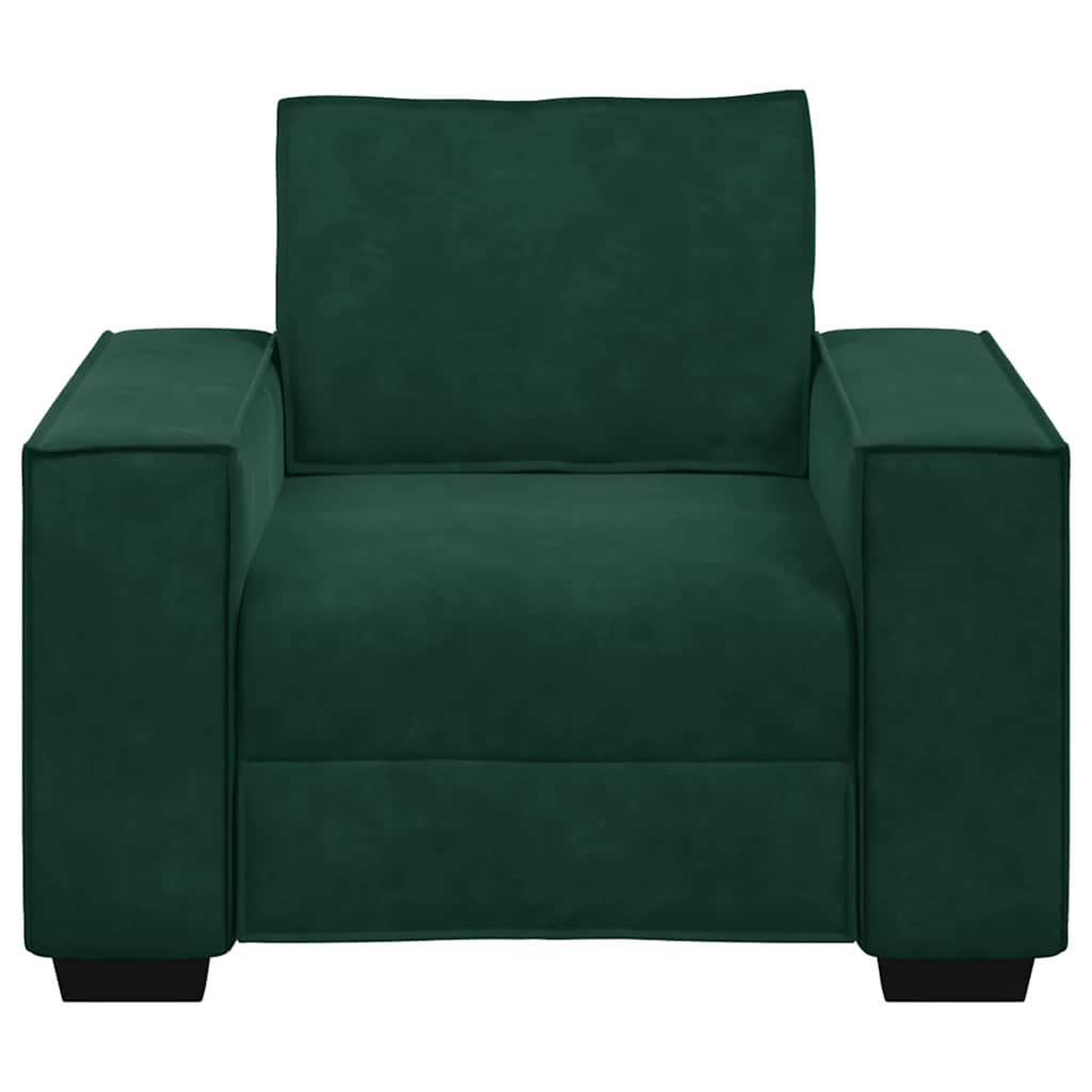 Armchair Dark Green 100x78x84 cm Velvet