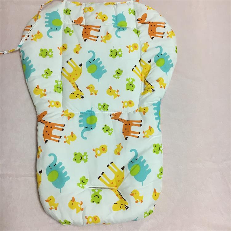 Multi-Color Rainbow Cotton Stroller & High Chair Cushion Pad
