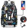 Large Capacity Schoolbag with Shoulder Strap; Student Three-piece Pencil Case Set