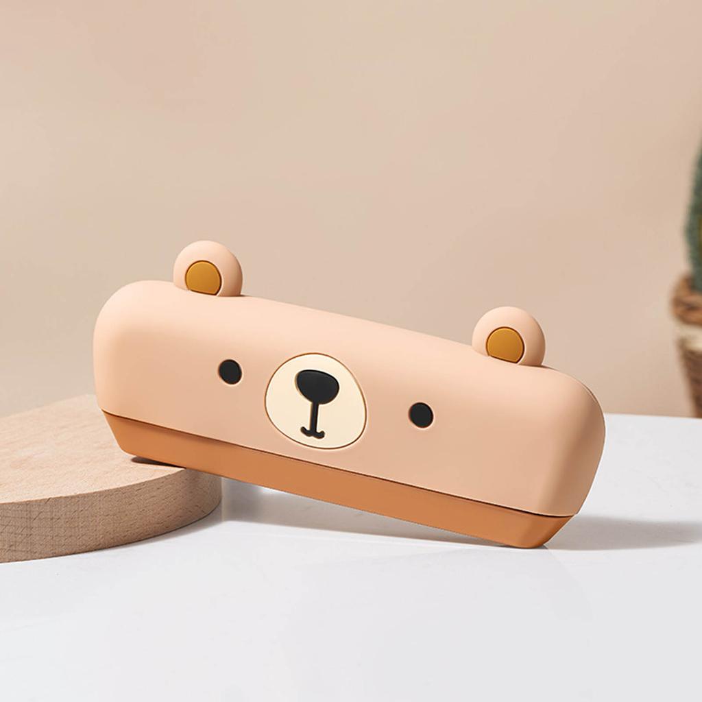Kids Harmonica 16 Holes Musical Instrument Beginner Mouth Organ Hard Shatter Resistance Toy Instrument Bear