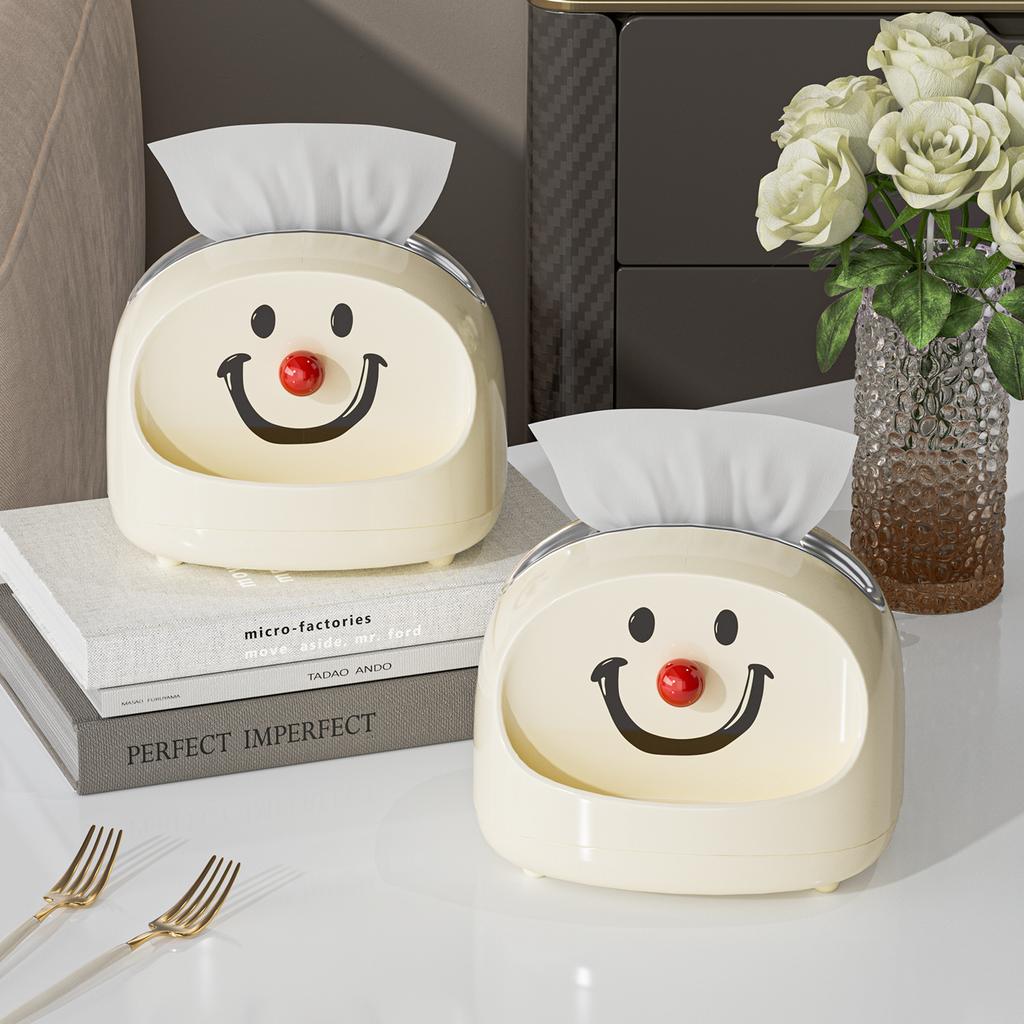 Creative Cute Paper Box Light Luxury Household Dining Table Tissue Storage Box Tissue Box Living Room Desktop Paper Box