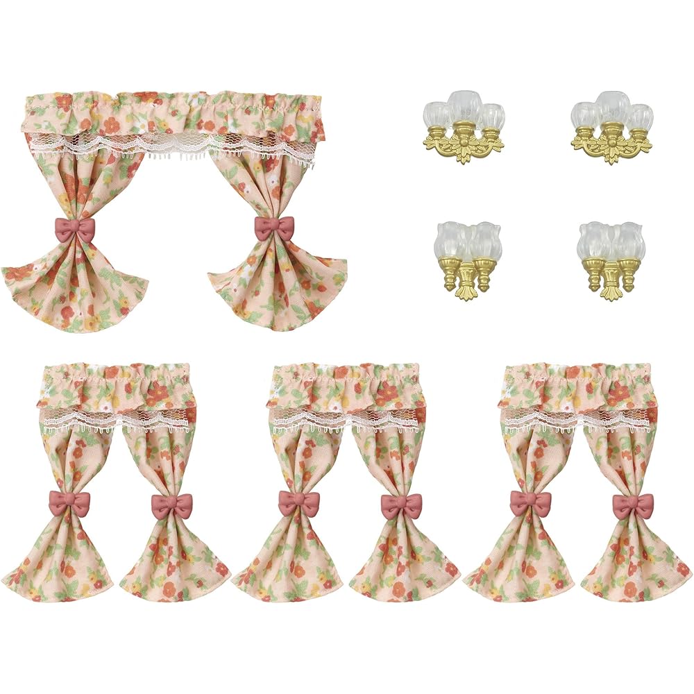 

Sylvanian Families EPOCH Lamp Shade Curtain Set ST Mark Certified Toy for Dollhouse Ages 3 and Up