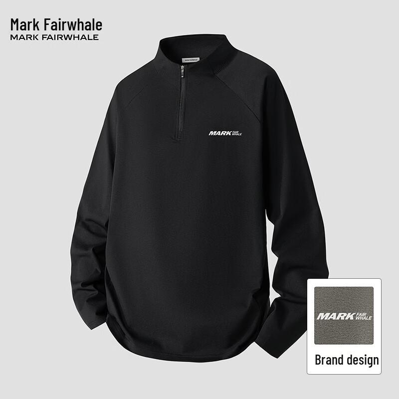 Mark Fairwhale Men's Half-Zip Long-Sleeve T-Shirt