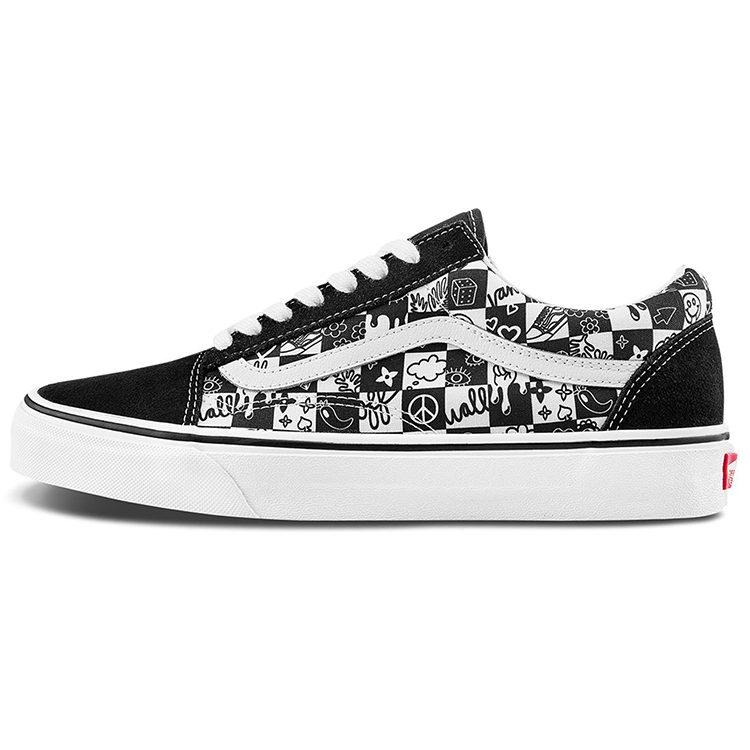 Old Skool Vans 'Doodle Checkerboard' VN0A7Q2J6U6