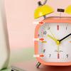 Square Contrasting Color Cartoon Alarm Clock Candy Series Cute Creative Quartz Bell Ringing Bell Wake-up Tool