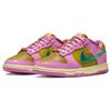 Parris Goebel X Nike  Dunk Low Playful Pink Women Sneakers Multi-Color Bronzine Clear-Jade FN2721-600