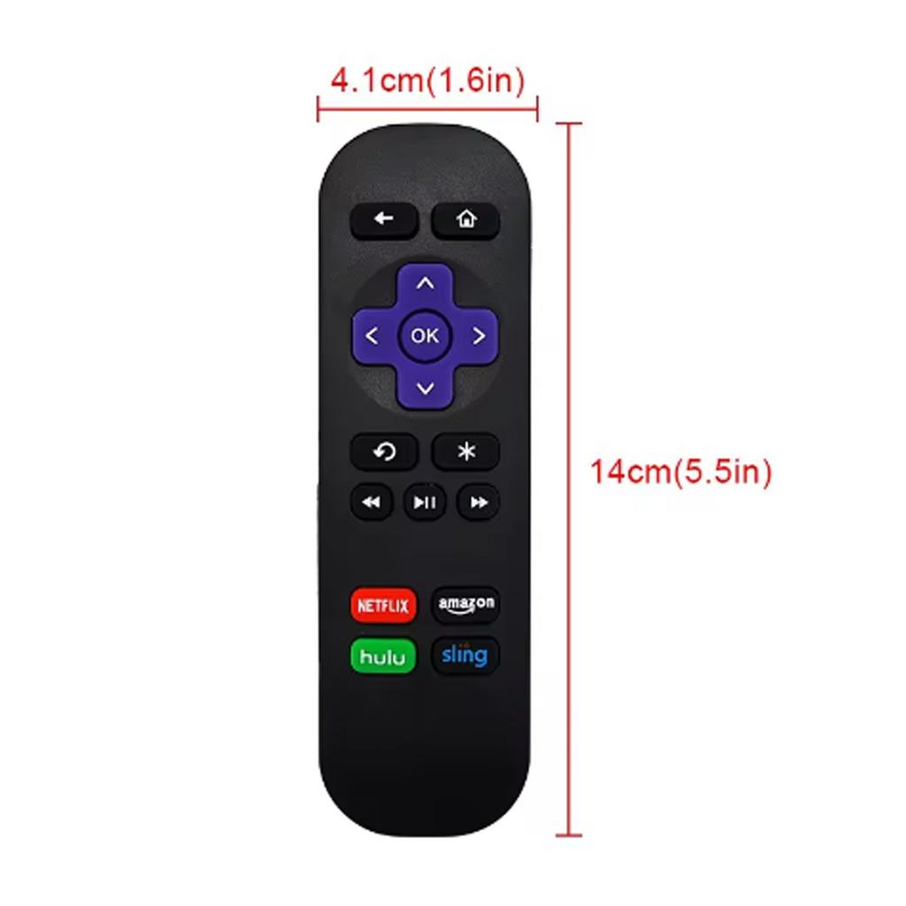 RC680 Remote Control Replacement For Roku Express Premiere Box Play 1 2 3 4 Not Compatible With Any Stick Or TV Device Accessory