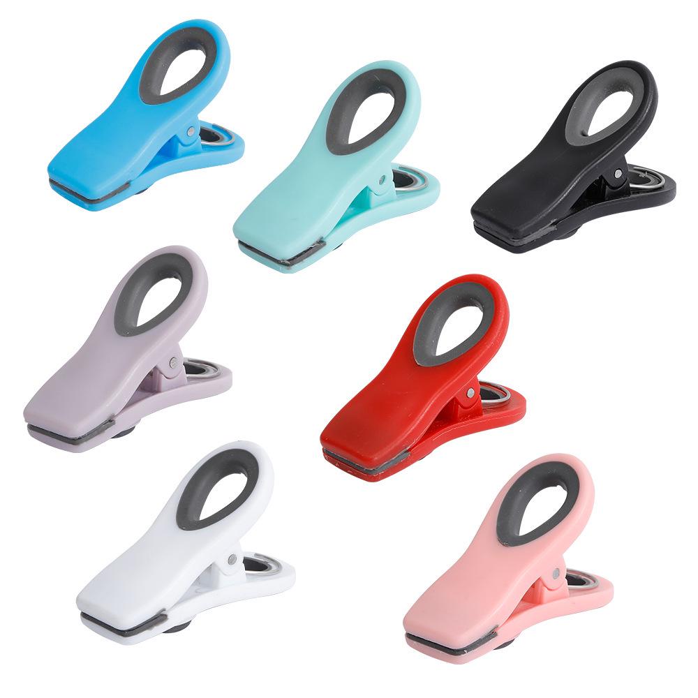 Magnetic Sealing Clips: Moisture-proof Food & Snack Preservers with Refrigerator Magnet Function