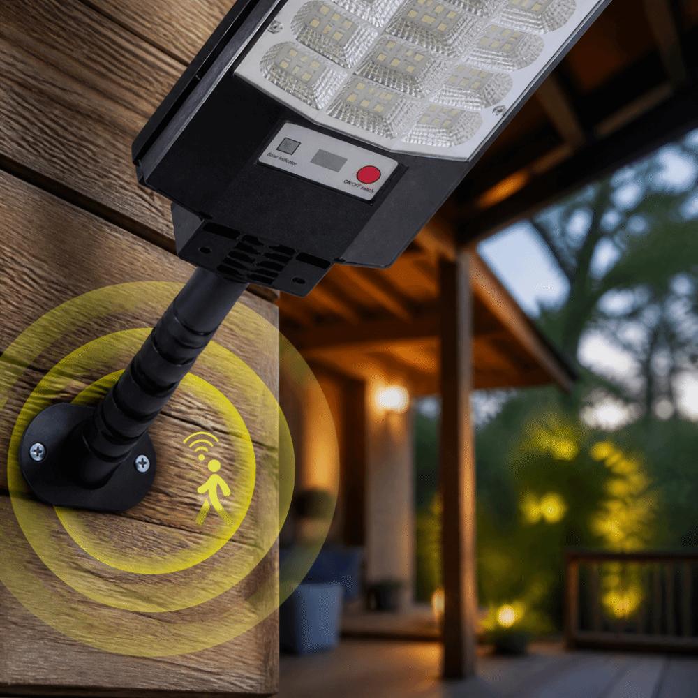 Waterproof Integrated Solar Street Light Smart Motion Sensor Integrated Design Solar Security Light Motion Sensor