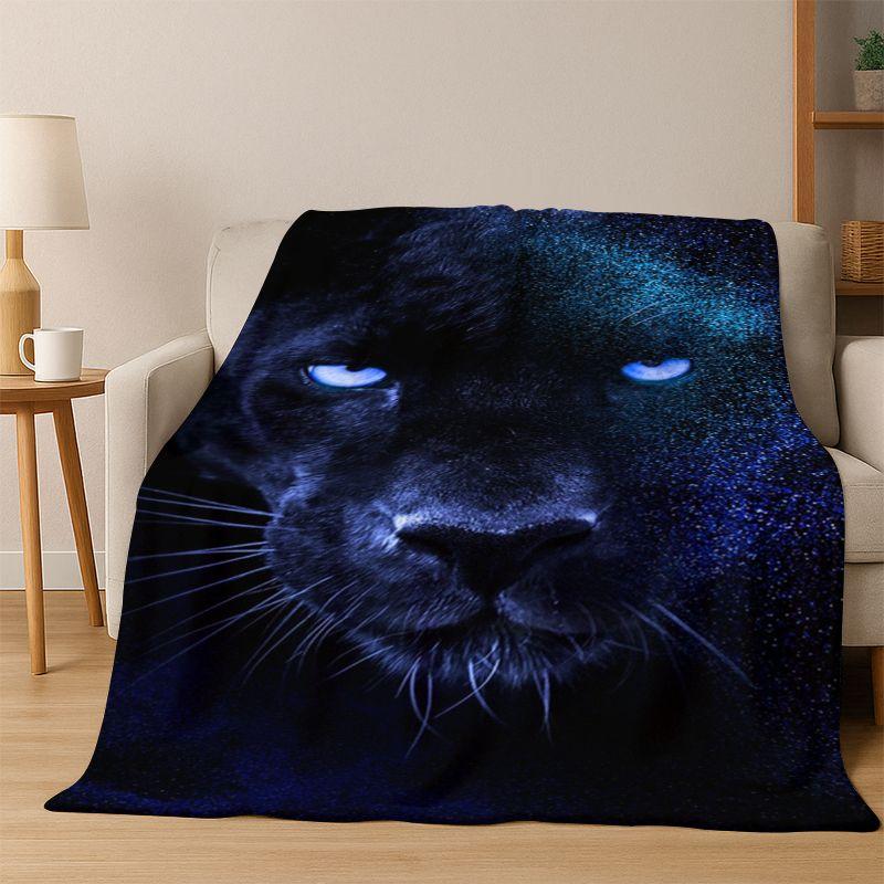 Coperta in Flanella Animale Leopardo Ghepardo Animale Coperta Morbida Calda Coperta da Divano per Camera da Letto Soggiorno Letto Viaggio Campeggio Picnic