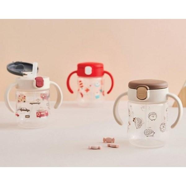 Richell TLI Straw Cup SD 200ml, Gray, 1 Piece