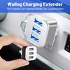 3 Port Usb Adaptor Extender 3 In 1 Usb 2.0 Multiple Usb Splitter Hub Auto Electronics Accessories