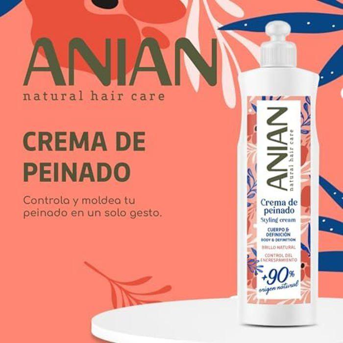 Crème Coiffure - ANIAN - Estándar - Tous types de cheveux - 5,5 x 4 x 20 cm