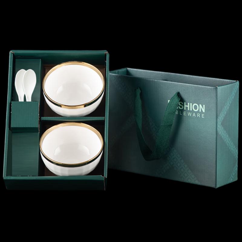 Ceramic Bowl and Chopstick Gift Set