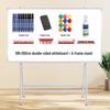 Mobile Double-Sided Magnetic Whiteboard and Chalkboard