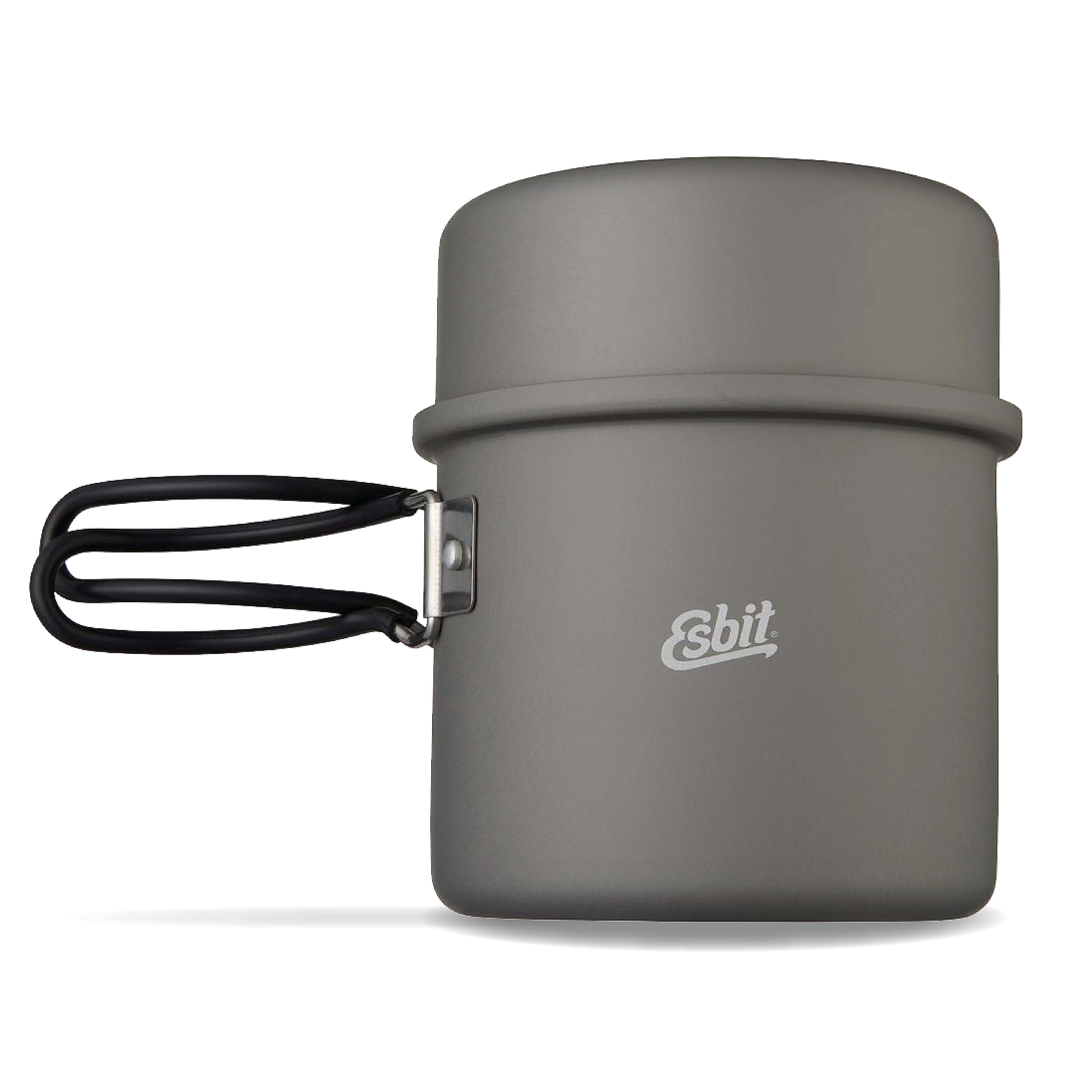 

Esbit Aluminum Cookware Pot, 1000ml, Gray, ESPT1000HA, for Camping and Outdoor Use