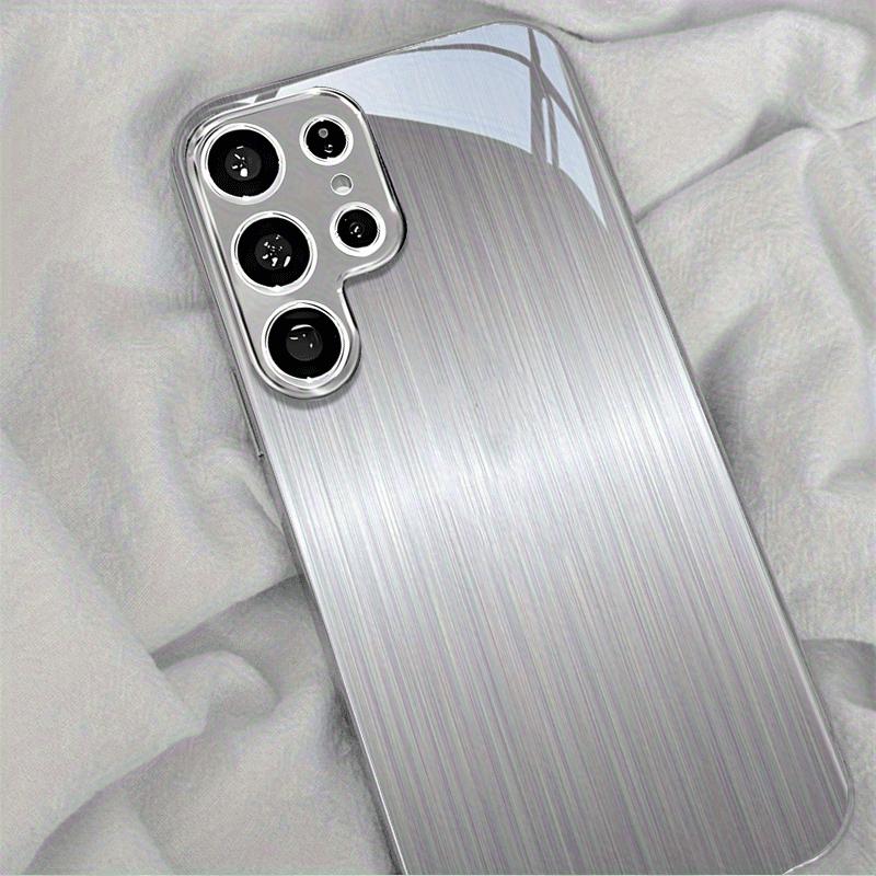 Electroplated Gold New Phone Case for Samsung Galaxy S26 Ultra S25 Plus S24 S23 S22 Fe Tempered Glass Artistic Texture Patterns