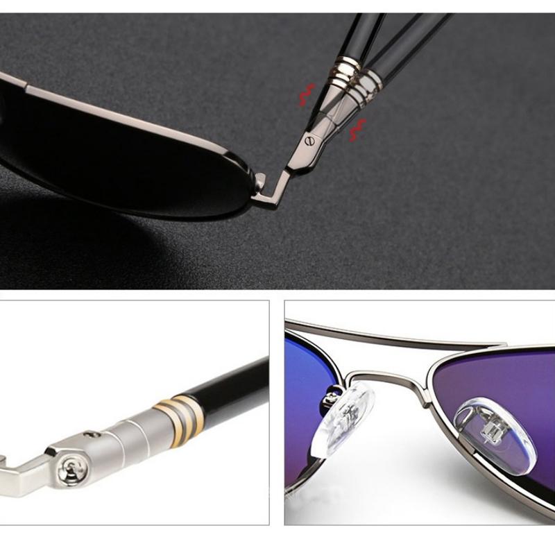 Fashion Men Polarized Sunglasses Photochromic Driving Sun Glasses Women Brand Designer Male Vintage Pilot Sunglasses Uv400