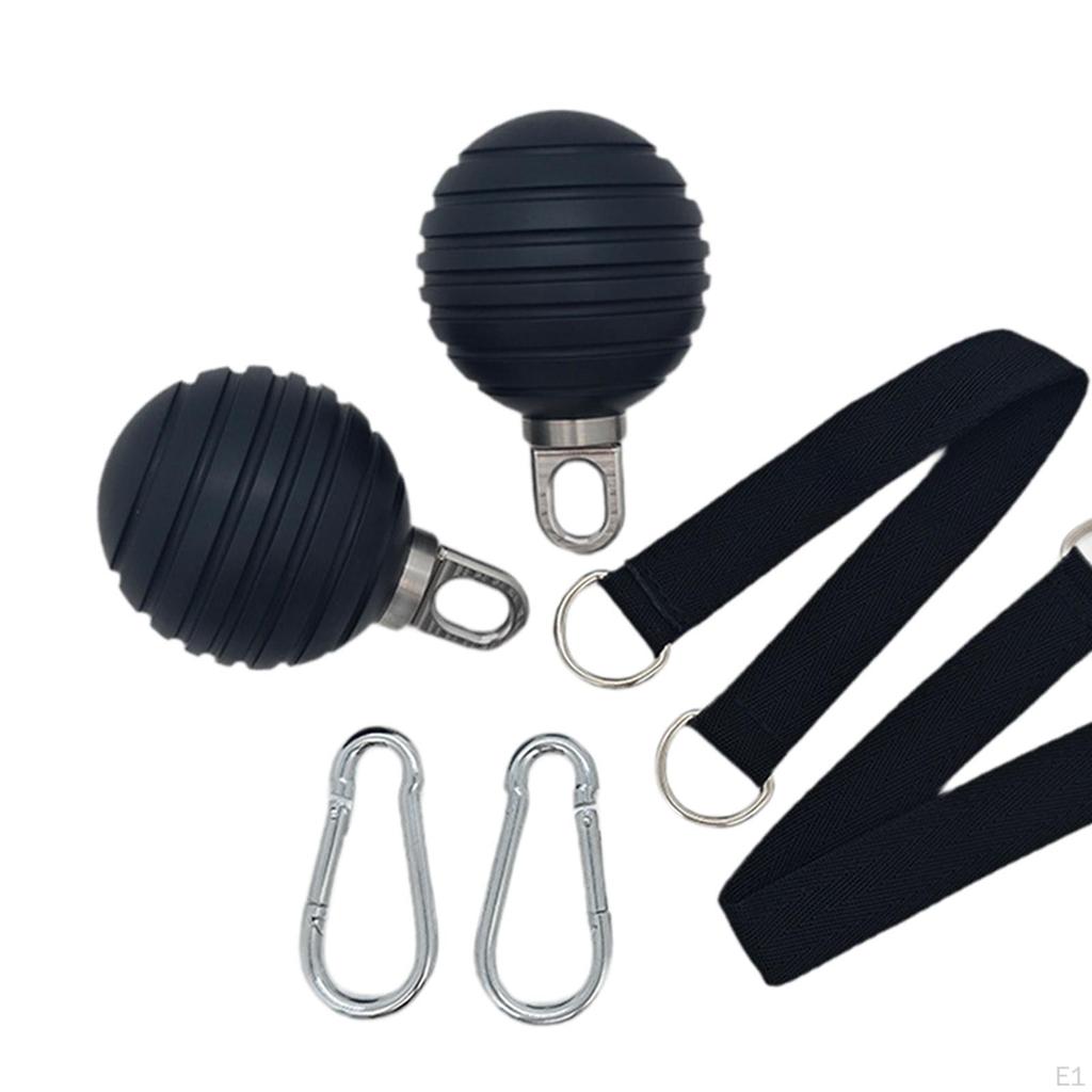 Pull Up Power Balls Rock Climbing Grips Forearm and Hand Exerciser for Resistance Band Handles