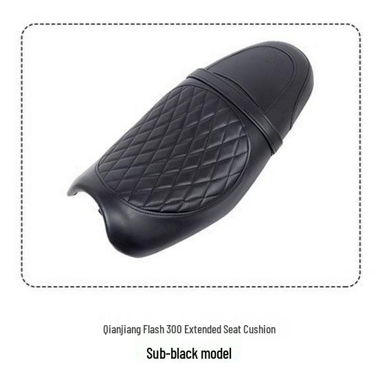 QJ Flash 300 Rozšířený sedák: Měkká, Zesílená a Pohodlná Úprava ve stylu housenky.