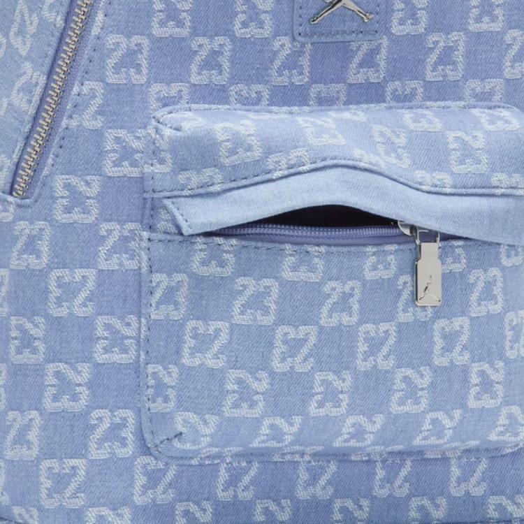 New Jordan Cotton Backpack Unisex Denim Blue IM4476-467