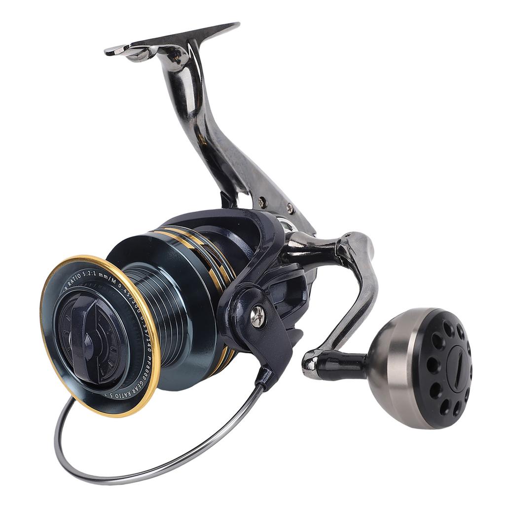Spinning Fishing Reel All Metal Beveled Wire Cup Far Throw 15KG Braking Force PF8000