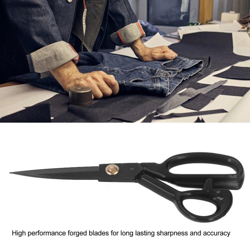 9in Sewing Scissors Professional Heavy Duty High Manganese Steel Ergonomic Tailor Sewing Scissors For Fabric Craft Leather