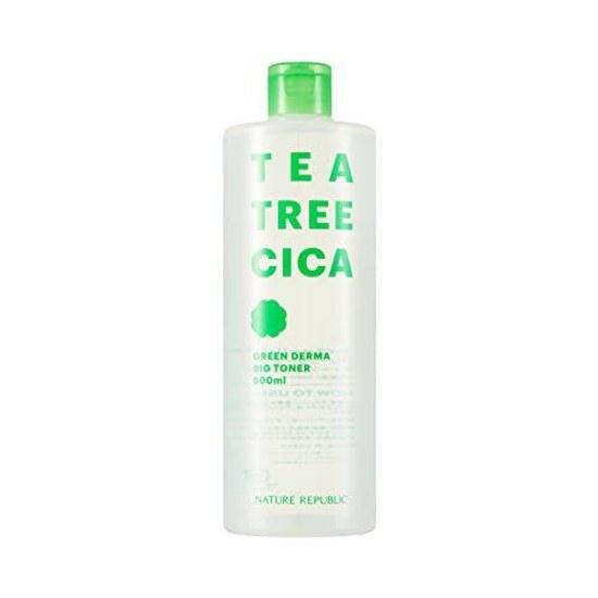 NATURE REPUBLIC OFFICIAL Green Derma Tea Tree CICA Big Toner 500ml 1
