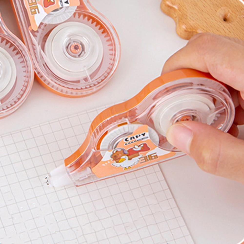 1 Piece Mini Cartoon Capybara Large Capacity Correction Tape Tools School Office Corrector Stationery Supplies