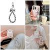 Handmade Beaded Bowknot Keychain Pendant Fashion Hanging Decoration Bag Pendant
