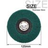 125mm Nylon Fiber Flap Polishing Wheel Disc 5 Inch Non-Woven Grinding Wheel Metal Wood Rotating Grinding Wheel For Angle Grinder