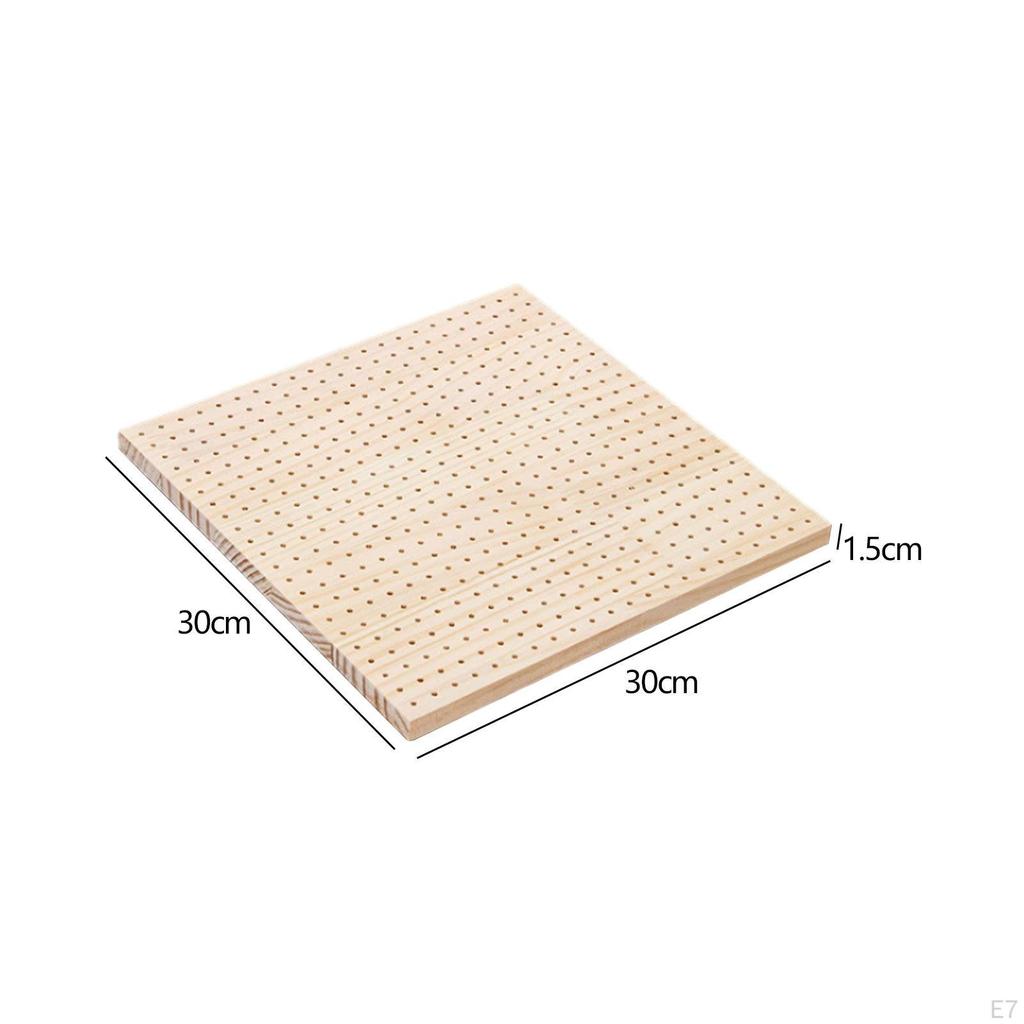 Virkade blockbrädor Mats Pegboard för med stift Granny Squares