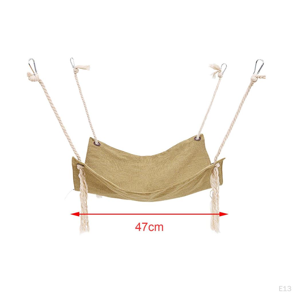 Breathable Cat Hammock Sleeping Mat Lounge Four Seasons, Hanging Reversible Basket Sunshine Seat