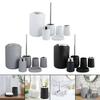 Set of 6 Bathroom Accessories Set Bath Ensemble Lotion Dispenser Trash Can
