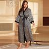 Plus Size Pajamas Women's Robe Long Sexy Nightgown Fashion Casual Loose Tie Pajamas