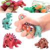 Dinosaur Model Grape Balls Stress Relief Hand Ball Sensory Fun Squeeze Decompression Toy Squeezing