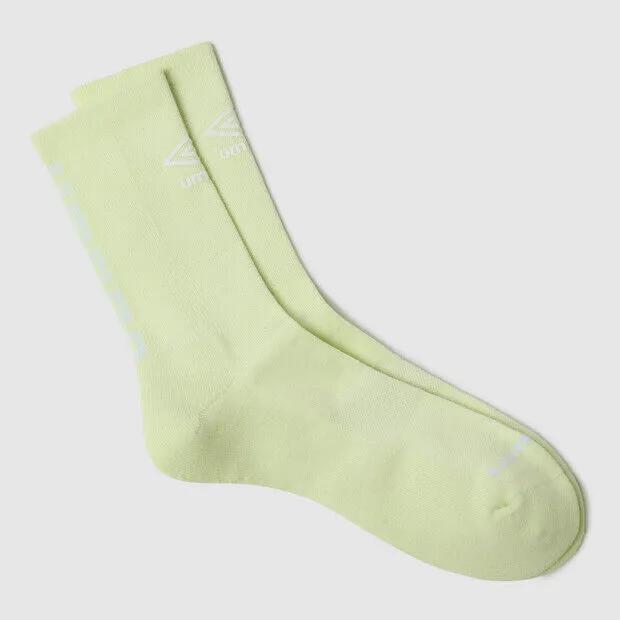 Active Coolmax Cushioning Crew Socks Light Green UR223SSC62