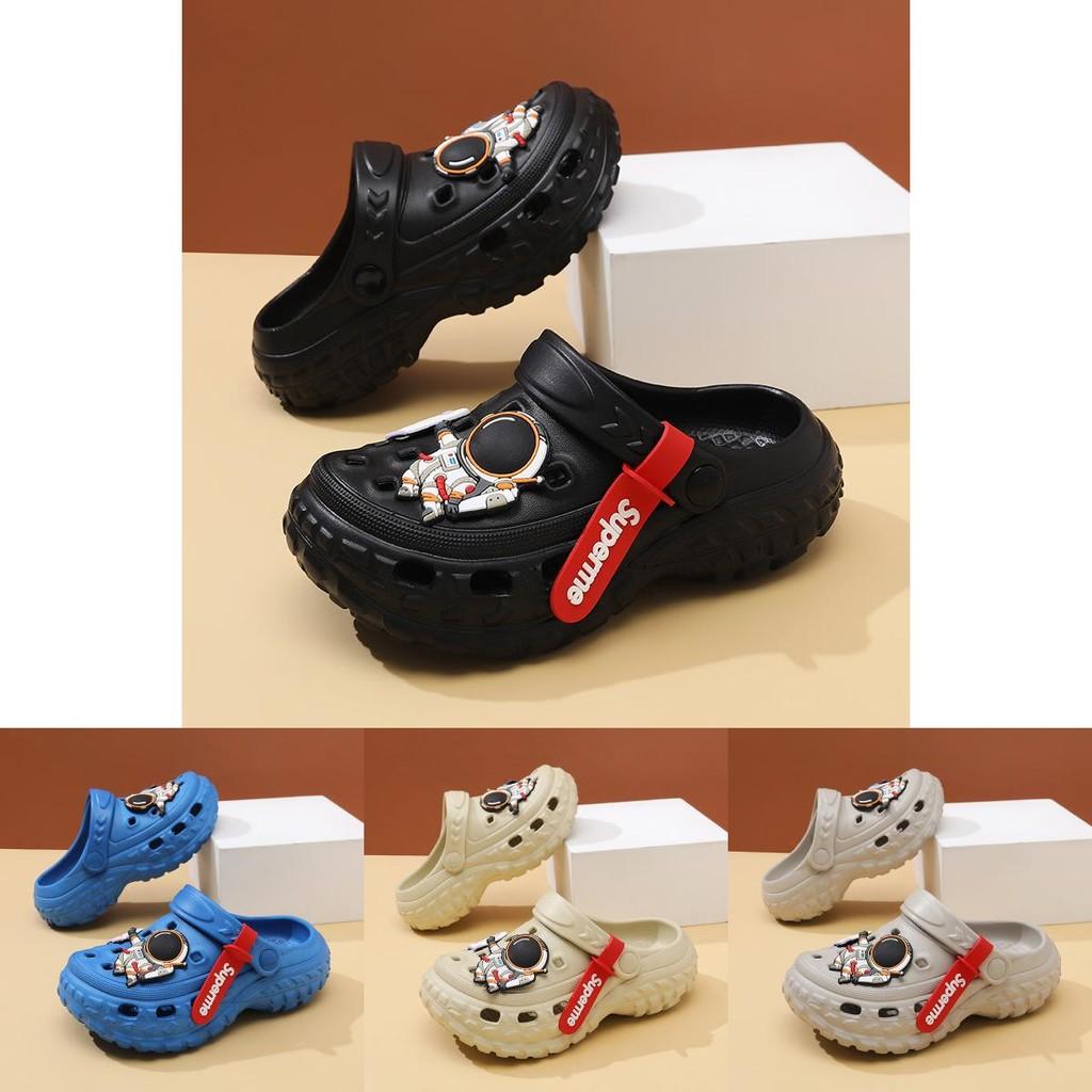 Comfortable And Stylish Kids' Eva Hole Shoes Breathable Non-slip Beach Sandals For Boys
