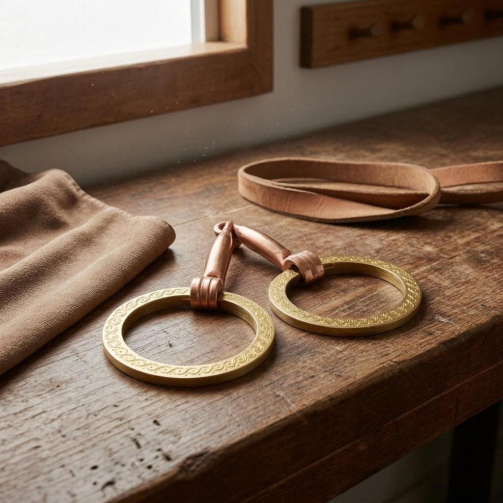 Horse Warm Metal Finish Copper for Equestrians