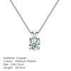 Fashion Crown Pendant Necklace for Women Retro Vintage Classic Rose Gold Cubic Zirconia Chain On Neck Trendy Jewelry N390