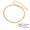 Stainless Steel Gold Color Bracelet Twist Figaro Cuban Chain Bracelets Women Trendy Minimalist Jewelry Gifts