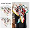 Silk twill 14 mmi large silk scarf women's fashion versatile high-end mulberry silk square scarf light luxury versatile 90 shawl