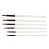 6pcs 6 Sizes Paint Brush Set Fine Detail Tip Oil Paint Brush Tips  Fine Detail Tip
