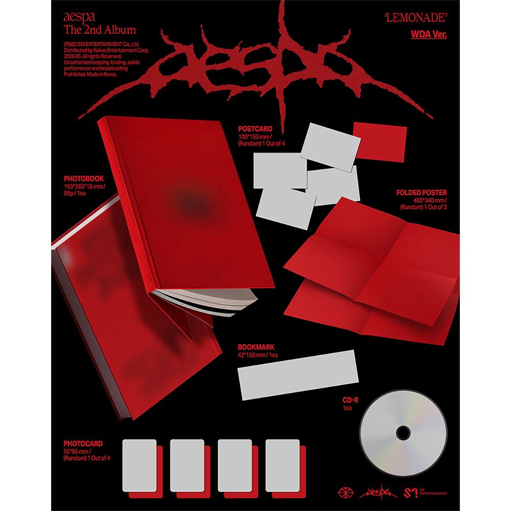 [Pre-order] aespa - 2nd Album : LEMONADE (WDA Ver.)