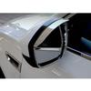 For Jaguar F-PACE FPace 2016 2017 2018   Car Eyebrow Rear Rearview Side Glass Mirror Trim Frame Rain Shield Sun Visor