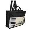 Student Backpack Japanese   Handbag Oxford Waterproof Wear Resistant Double Interlayer(Black )