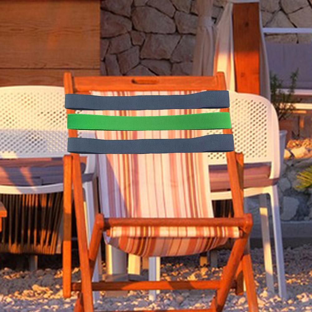 5Pcs Beach Towel Bands Beach Chair Bands Elastic Cruise Chair Towel Clip Beach Towel Holder for Beach & Pool Chairs