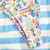 Floral High Leg Cut Thong Bikini Women's Two-Piece Swimsuit Female Swimwear Bather Bathing Suit Female Summer Beachwear